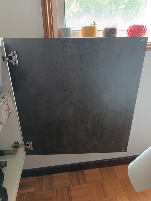 Portas Besta IKEA efeito cinza betão