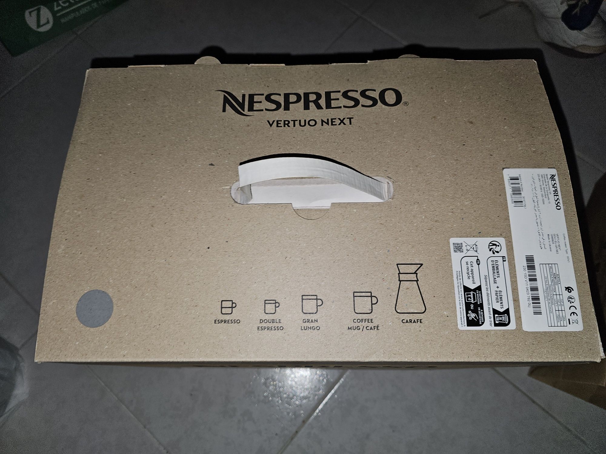 Conjunto Nespresso Novo - Citz + Vertuo Next