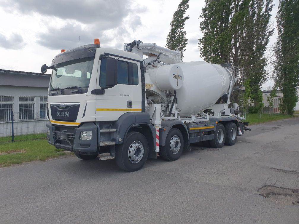 Pompogruszka CIFA 28m+9m3, 2014r, euro 6, MAN TGS 35.440 8X4, nowy typ