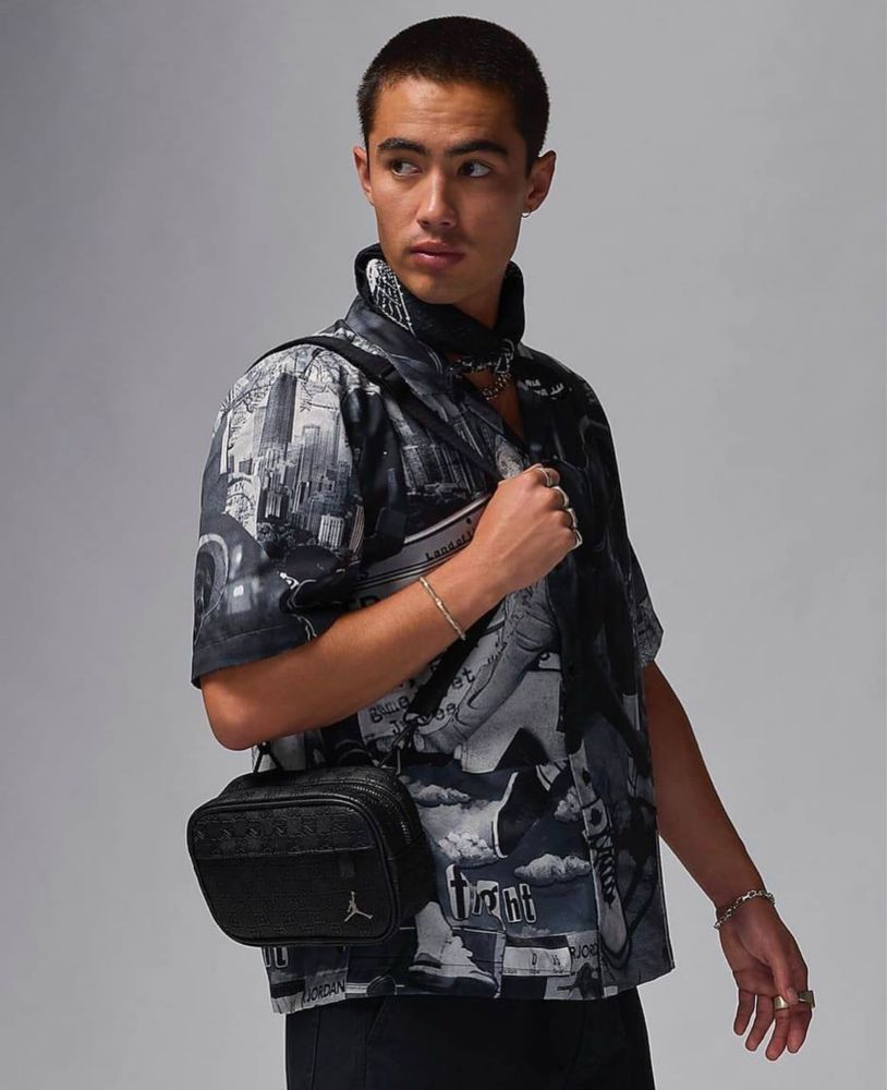 ОРИГІНАЛ | Сумка Jordan Monogram Bag Black джордан найк мессенджер