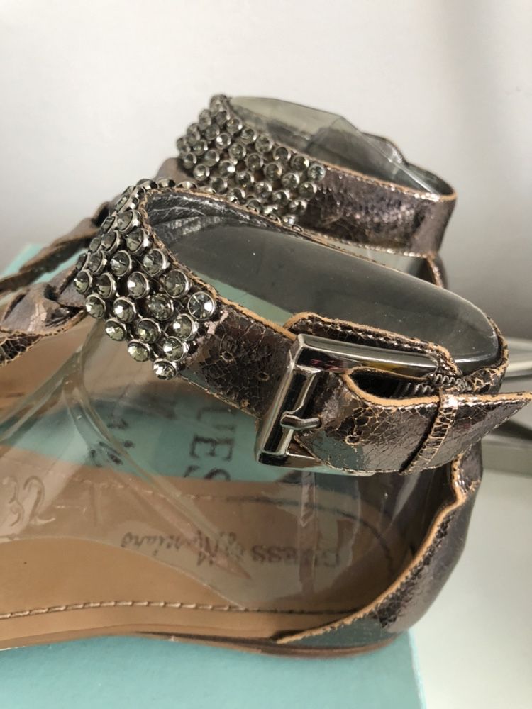 Guess USA sandalki damskie roz 37 zapinane  na kostce stan db+
