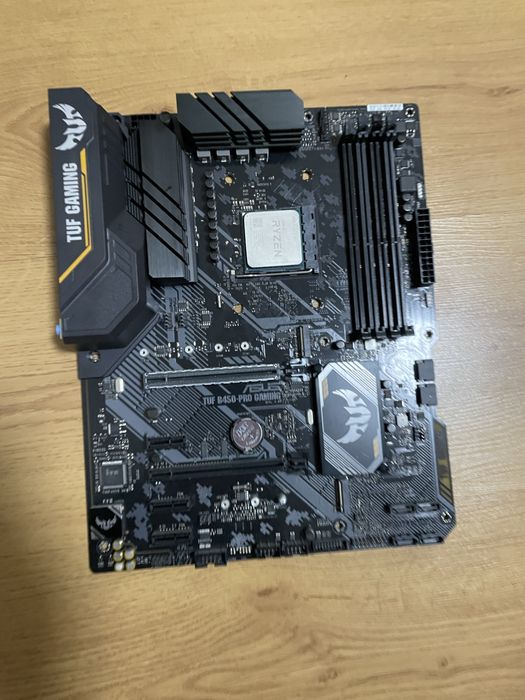 Мат плата асус tuf b450 pro