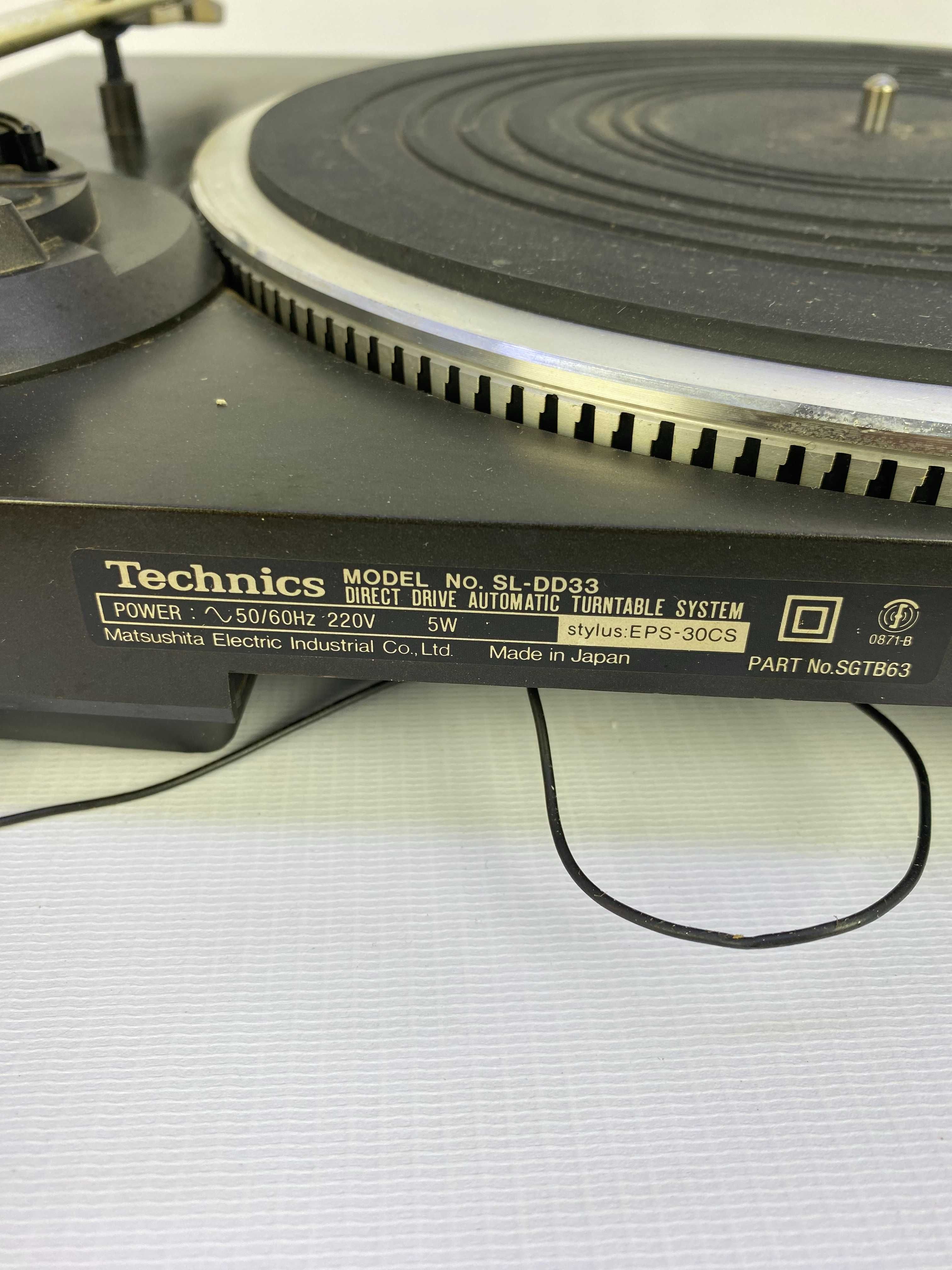 czarny  Technics SL-DD33,Po Serwisie , fullautomat