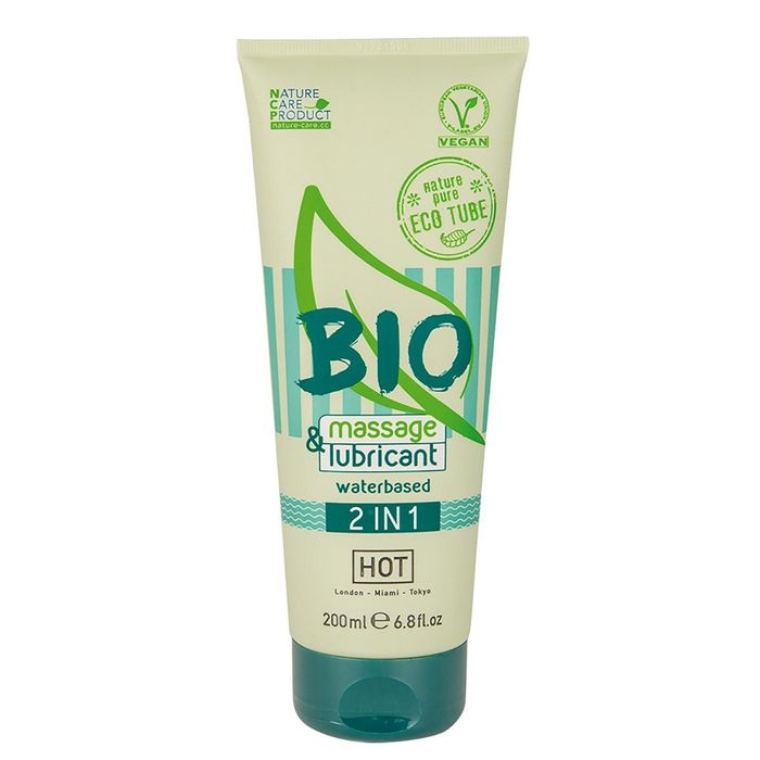 Hot Bio 2in1 Massage & Lube lubrykant na bazie wody 200ml