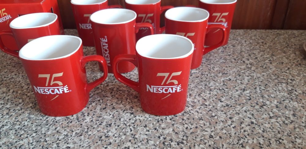 Conjunto de 9 Chávenas Nescafé Comemorativas
