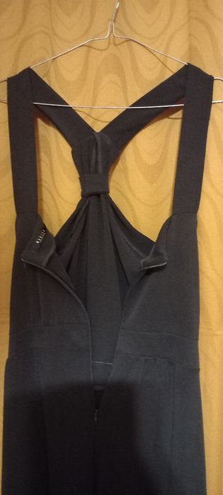 Granatowy spodnium damski