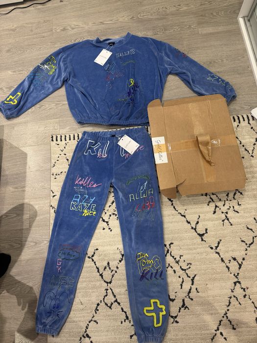 Dres Welurowy ART Gold Killer