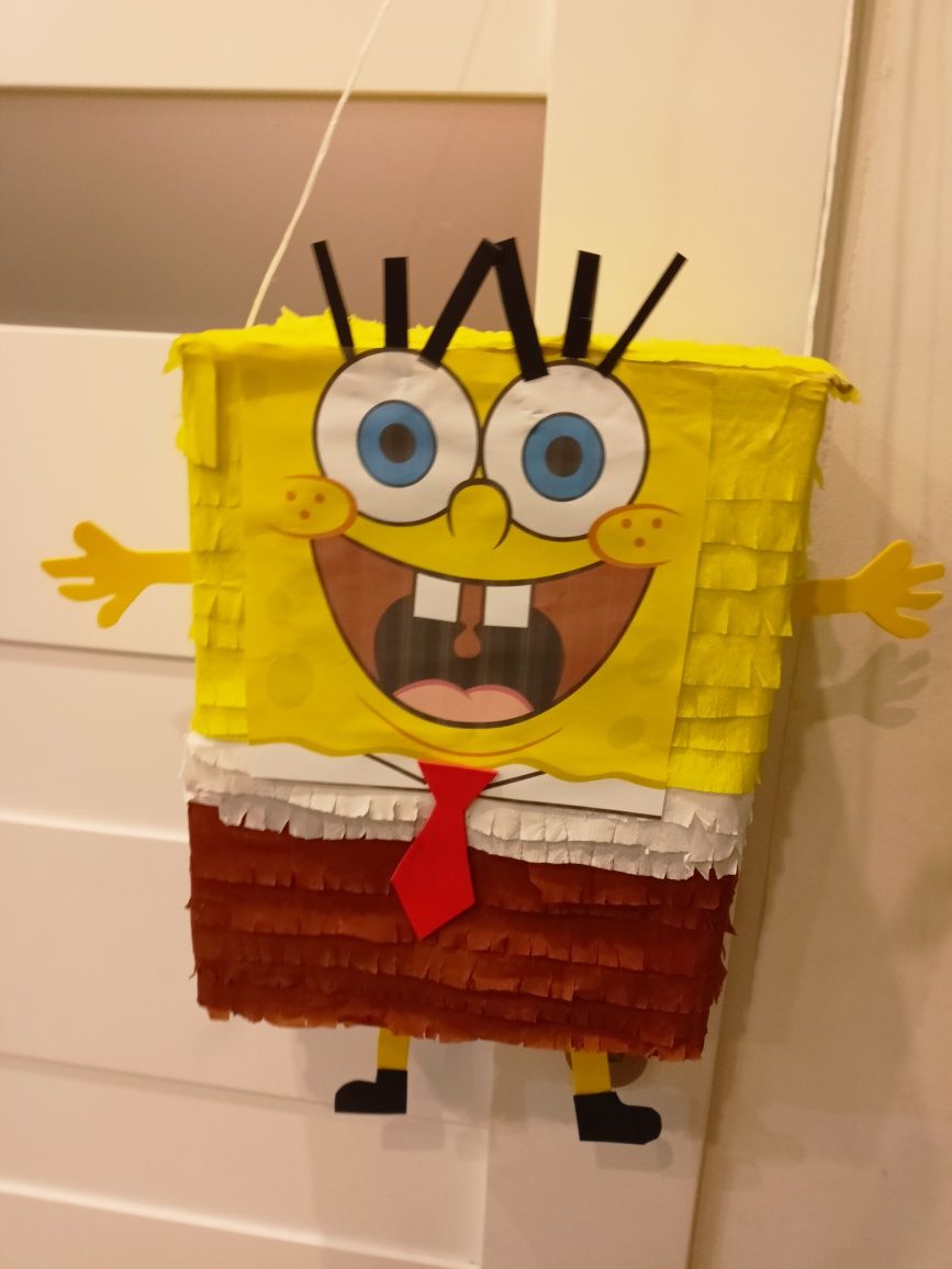 Piniata SpongeBob urodziny  Sponge bob Kanciastoporty