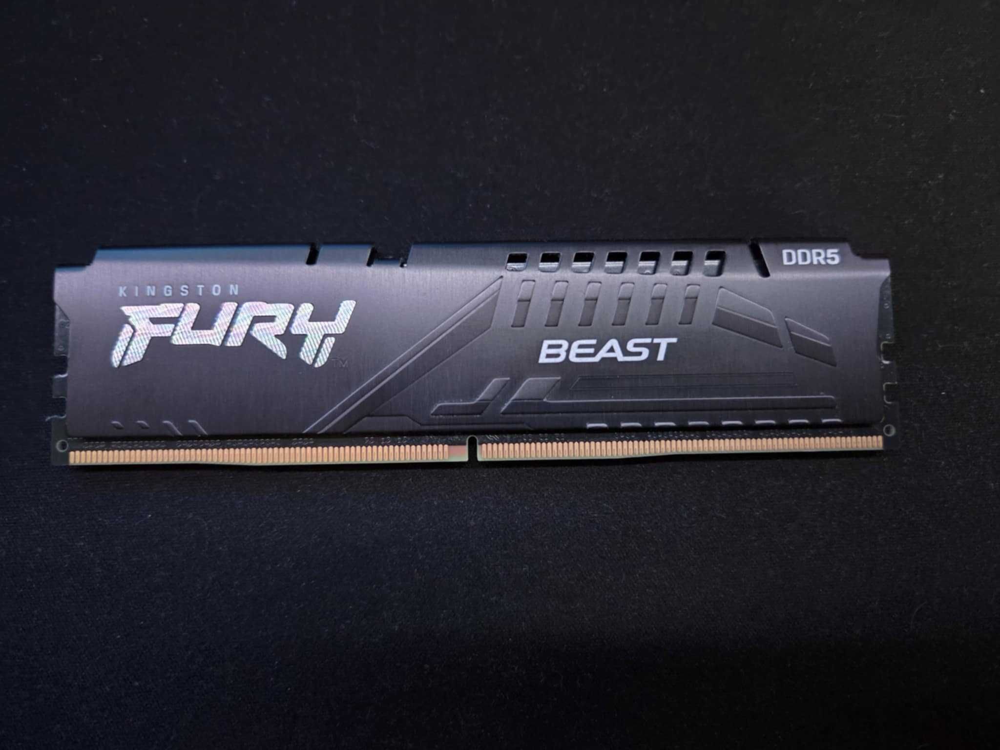 Pamięć RAM Kingston Beast, DDR5, 8 GB, 6000MHz, CL30 (KF560C30BB-8)
