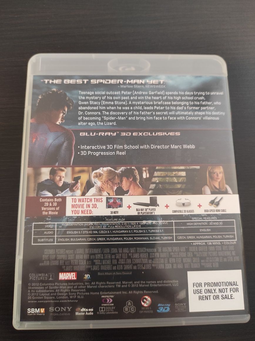 The Amazing Spider-Man 3D BD