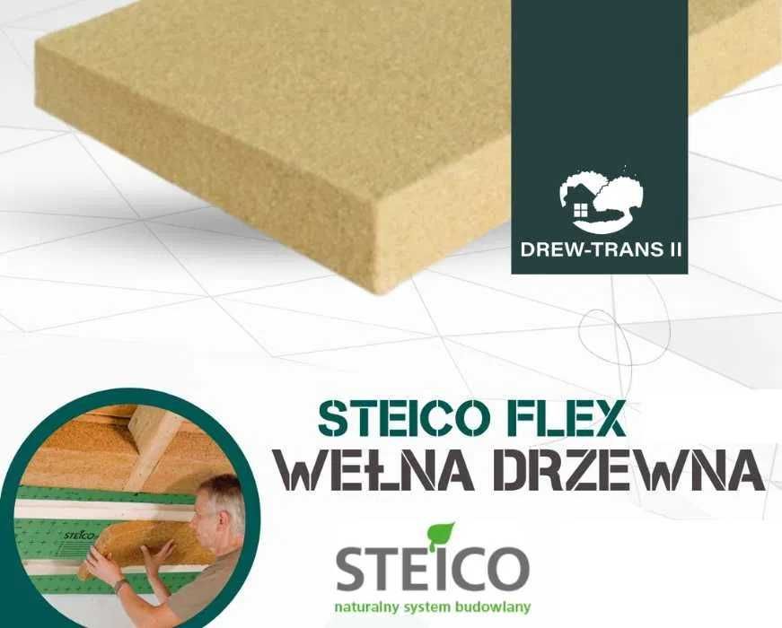 Wełna drzewna STEICOflex 038 40mm termoizolacja dachów, ścian,stropów
