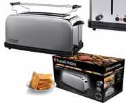Toster Russell Hobbs Oxford Long Slot srebrny/szary 1 600 W