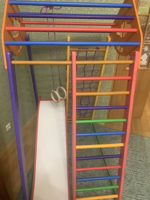 Дитячий спортивний комплекс SportBaby BambinoWood Color Plus 1