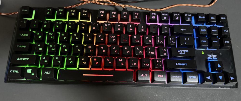 Продам ігрову клавіатуру 2E Gaming KG355UBK (знята з виробництва)