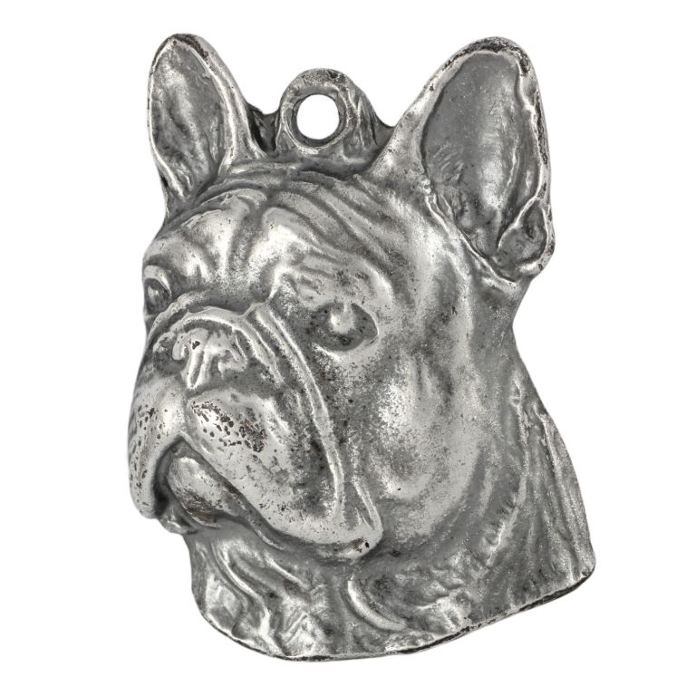 Buldog francuski II brelok posrebrzany Art-Dog