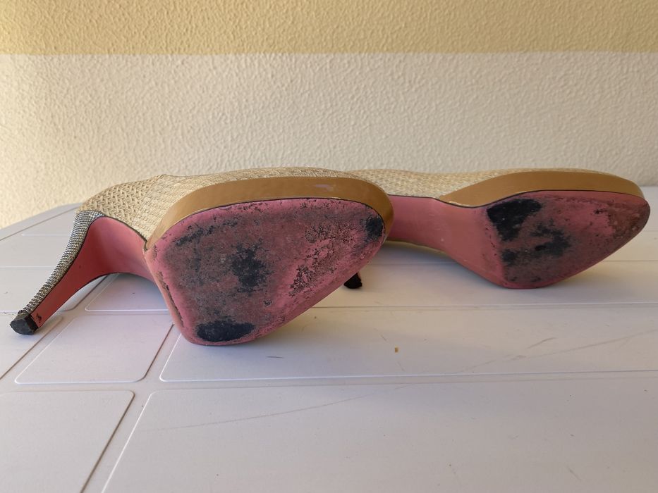 Sapatos de salto alto compensados Ana Sousa