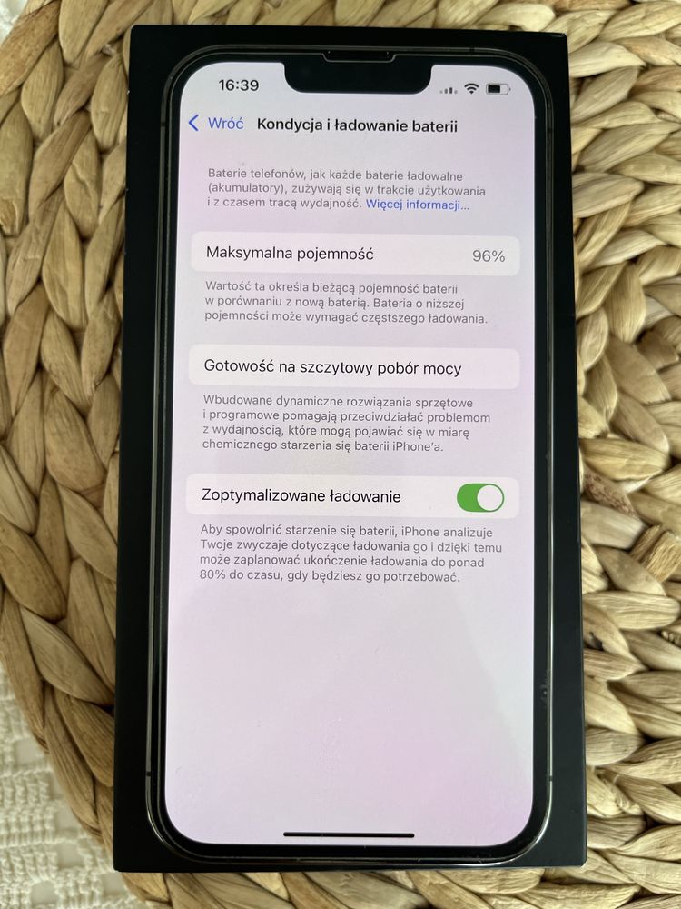 Iphone 13 pro 256 gb - NOWA BATERIA