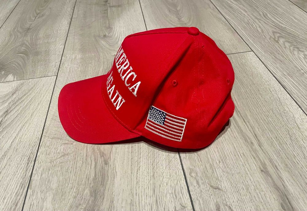 Make America Great Again MAGA Donald Trump czerwona czapka z daszkiem