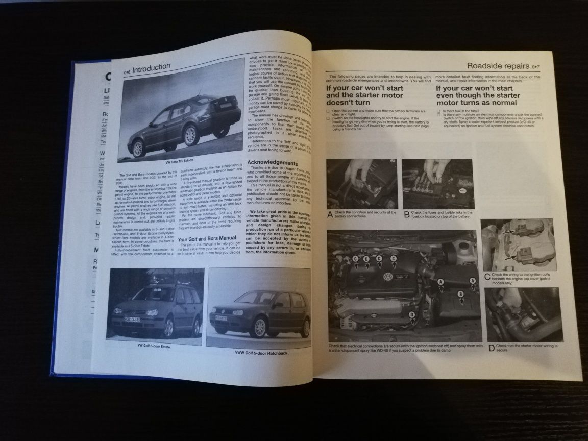 Książka VW Golf IV Bora Haynes