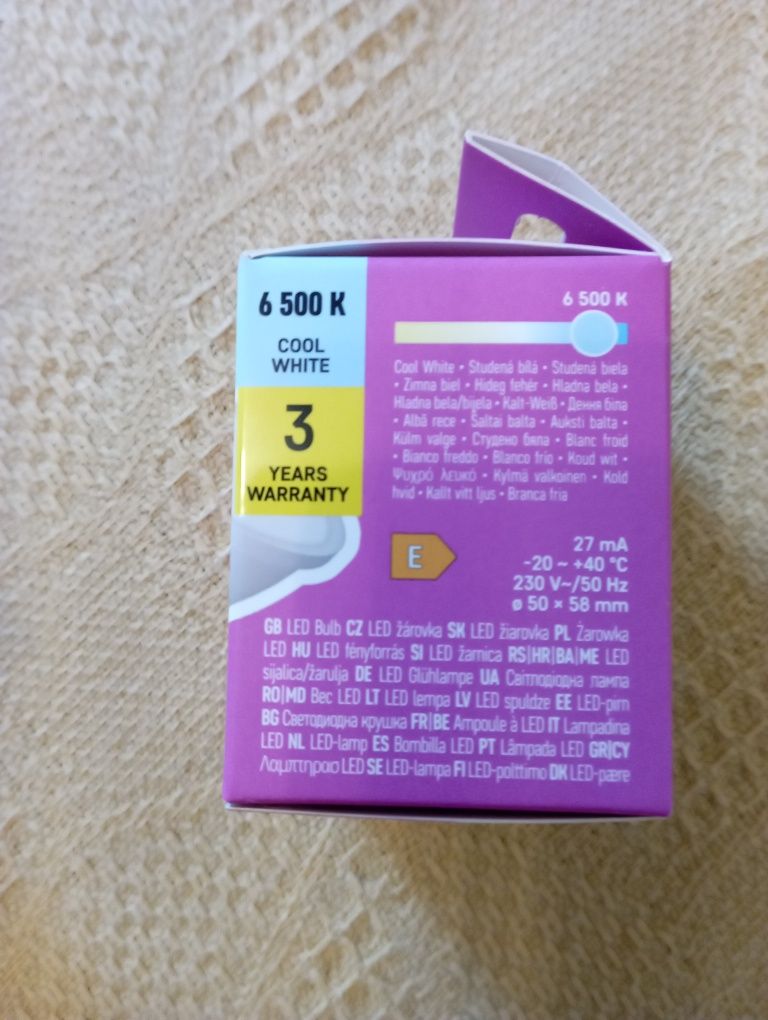 Halogen czarny mat