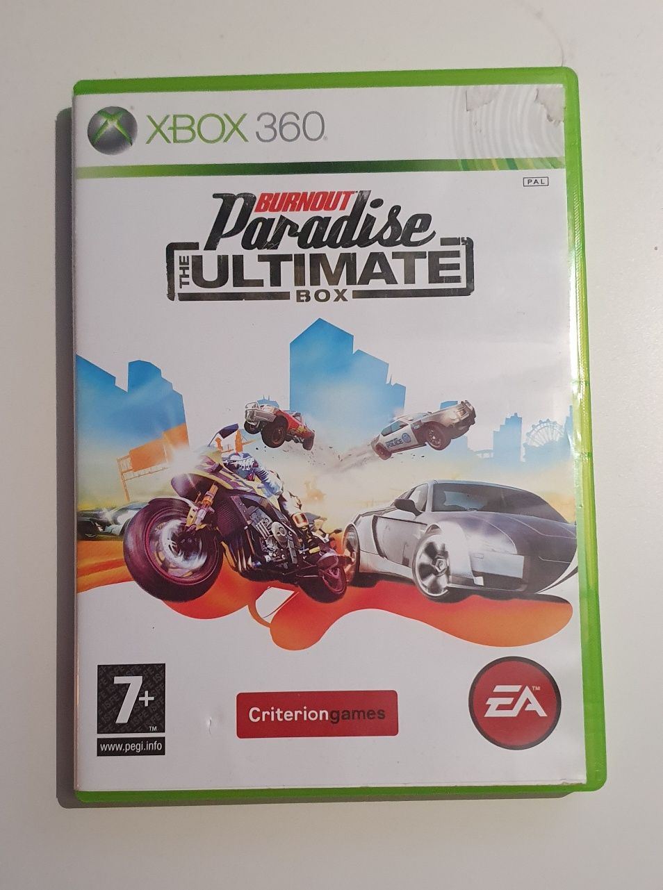 Burnout Paradise the ultimatum box xbox 360
