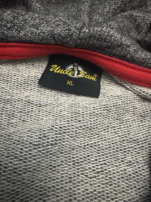 Uncle Sam grafit markowa,logowana bluza męska kangurka XL/XXL jak nowa