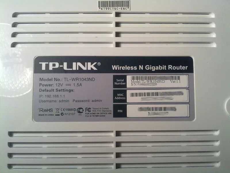 Продам Wi-Fi роутер TP-Link TL-WR1043ND 300 Мбит/с (1Gbit/s+USB+3/4G)