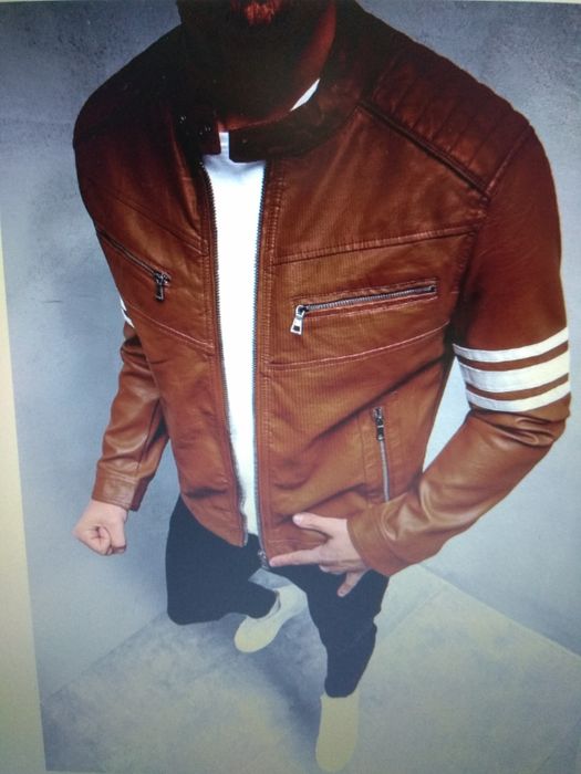 Kurtka skórzana Camel XL nowa