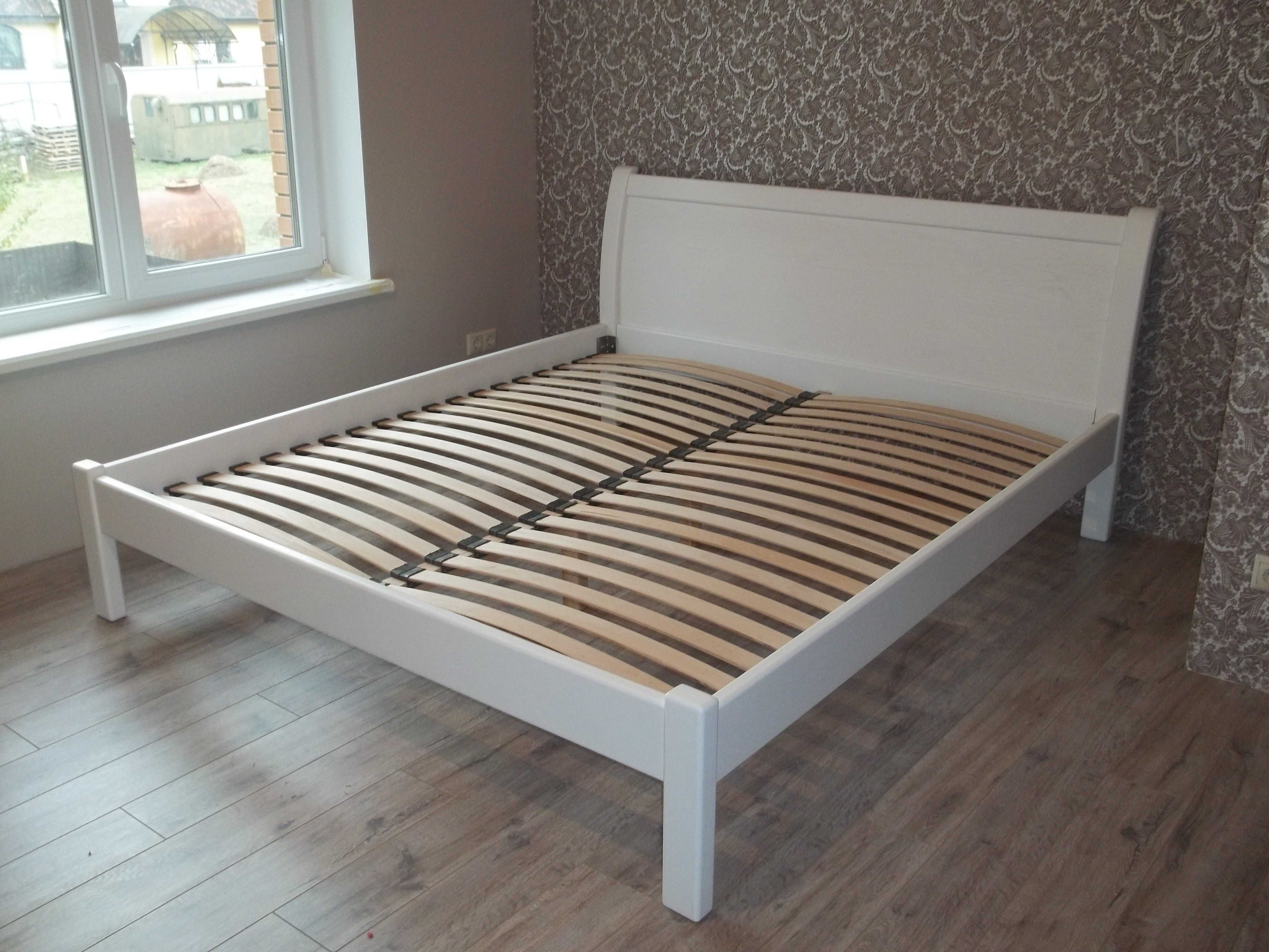 Ліжко дерев'яне Chalkida з Вільхи або Ясена. Кровать деревянная.