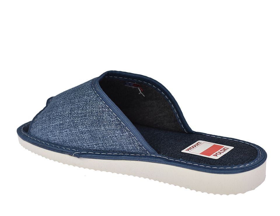 Kapcie domowe damskie  bez palców jeans 097 rozm. 41