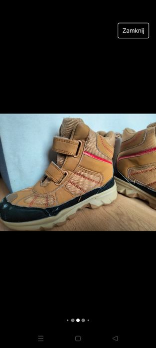 Dwie pary butów kozaków chłopięcych big star kappa 30