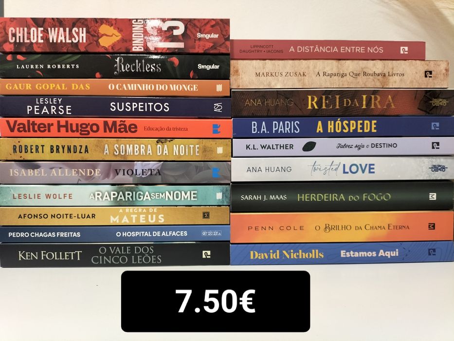 Vendo livros em ótimo estado