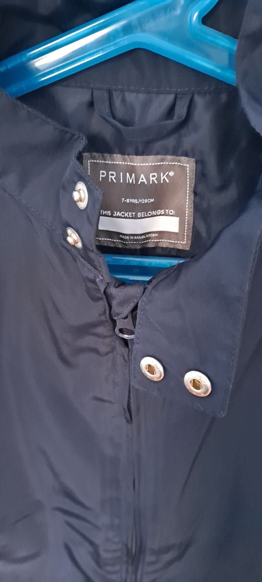 Granatowa kurtka bomberka Primark r 128cm