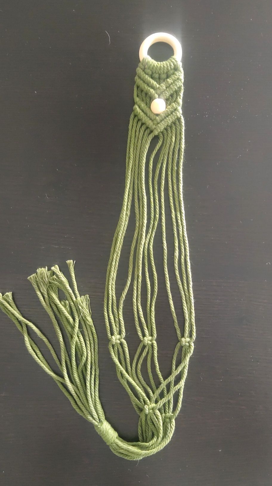 Macramé suspenso para plantas