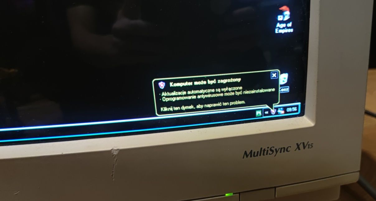 Monitor crt NEC MultiSync XV15 Rocznik 1995