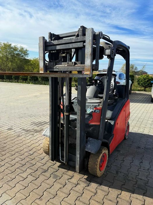 wózek widłowy LINDE H16T LPG 3.15m 1.6T wolny skok wideł przesuw 2011r