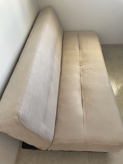 Sofá Reclinável Bege