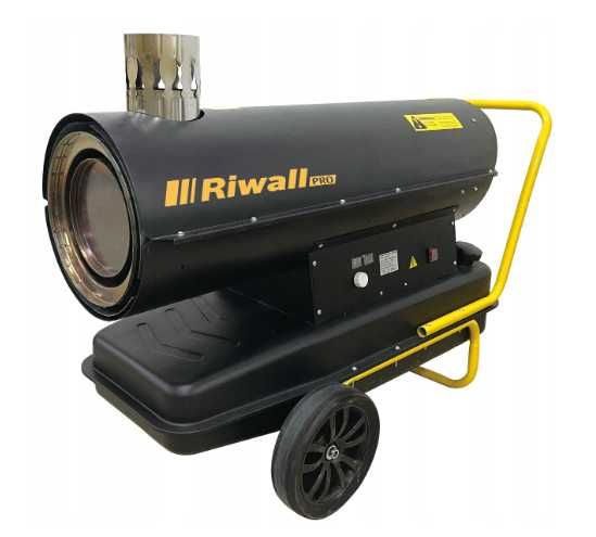 Mocna nagrzewnica olejowa 50 kW RIWALL PRO - Wynajem!