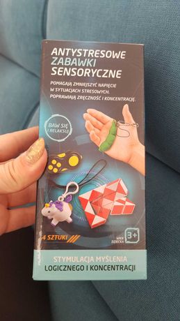 4 sensoryczne zabawki antystresowe NOWE!