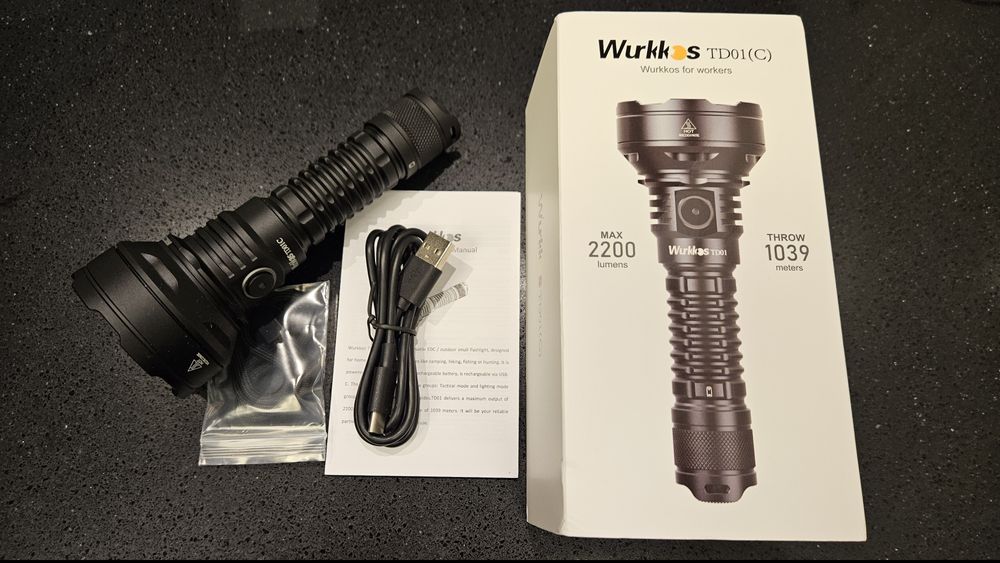 Wurkkos TD01C+ Bateria  (1km zasięgu)