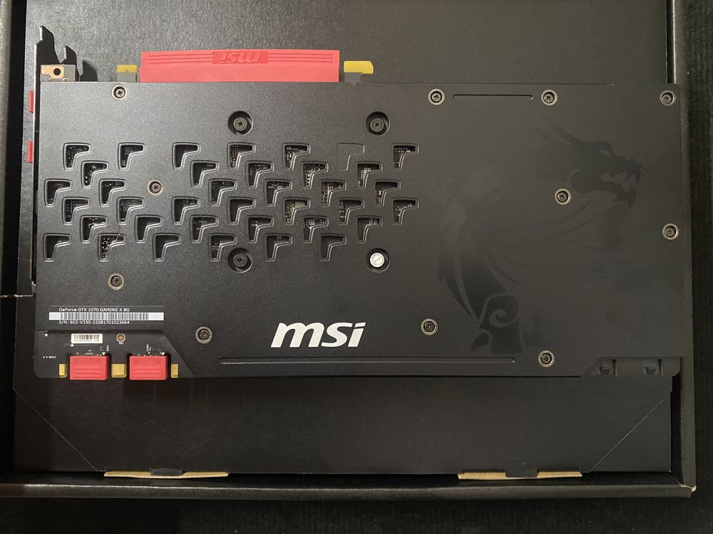 Placa gráfica MSI Gaming X NVIDIA GeForce GTX 1070 8GB GDDR5