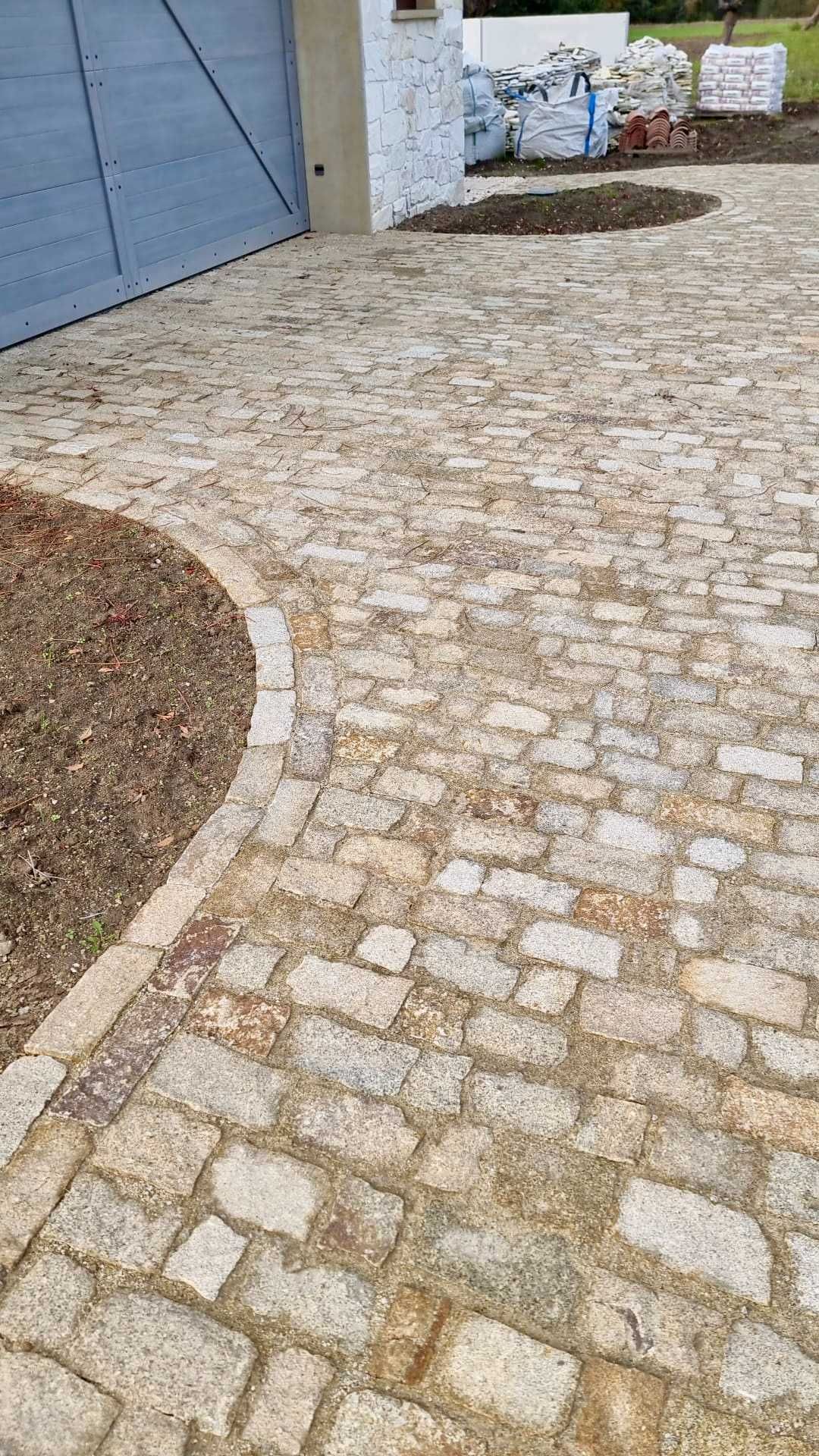 Kostka granitowa żółta