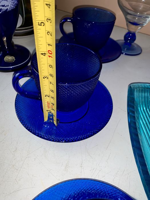 Ваза сухарница  креманки селедочница чашки кобальт