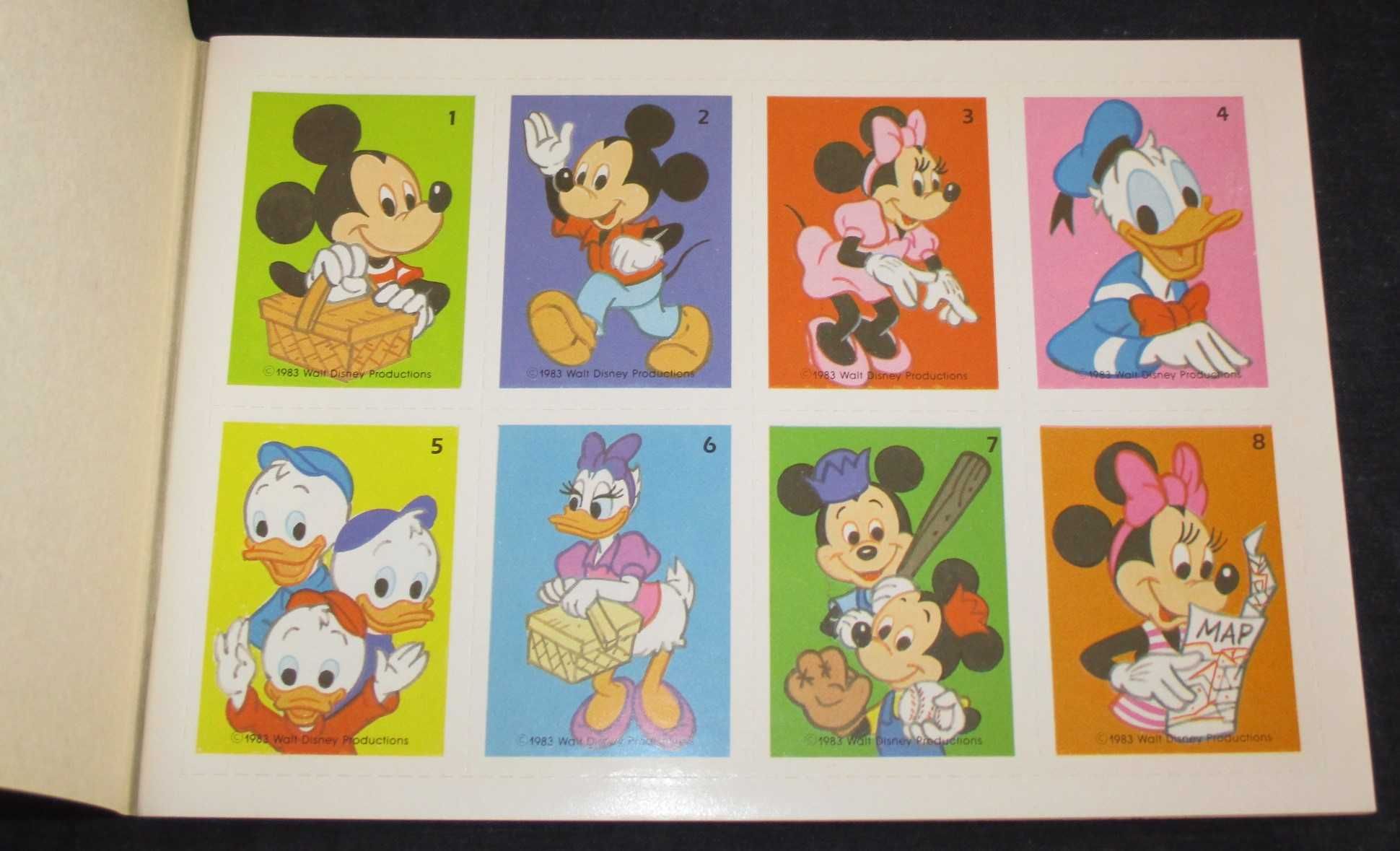 Livro Mickey e os seus amigos Destaca Cola e Pinta Walt Disney