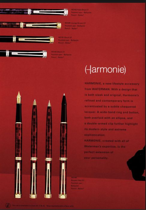 Esferográfica Waterman Harmonie Castanha