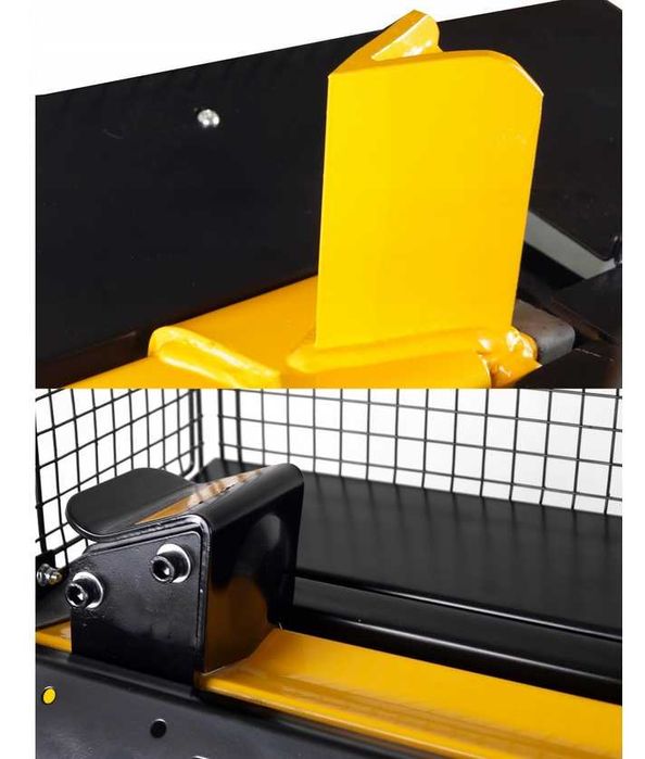 Łuparka do drewna hydrauliczna indukcyjna 10 ton rębak na stojaku