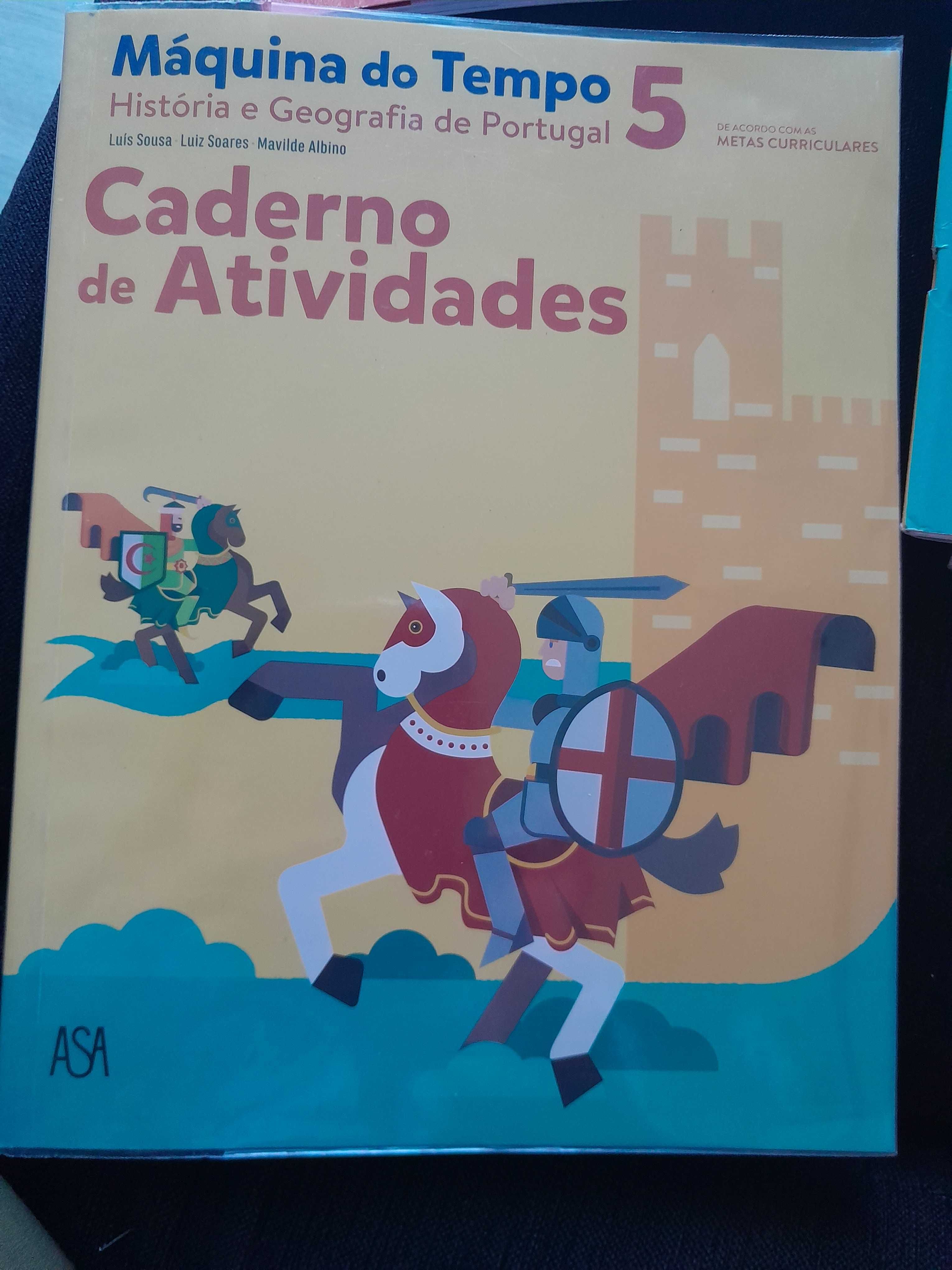 Livros de actividades 5 ano usados mas como novos