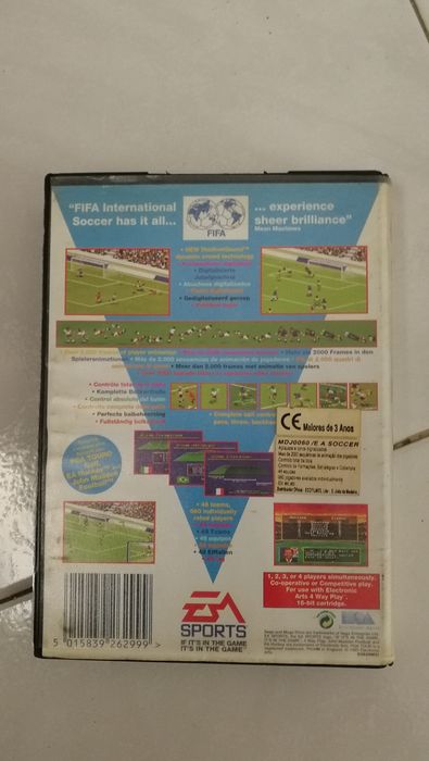 Jogo FIFA 94 International Soccer Mega Drive