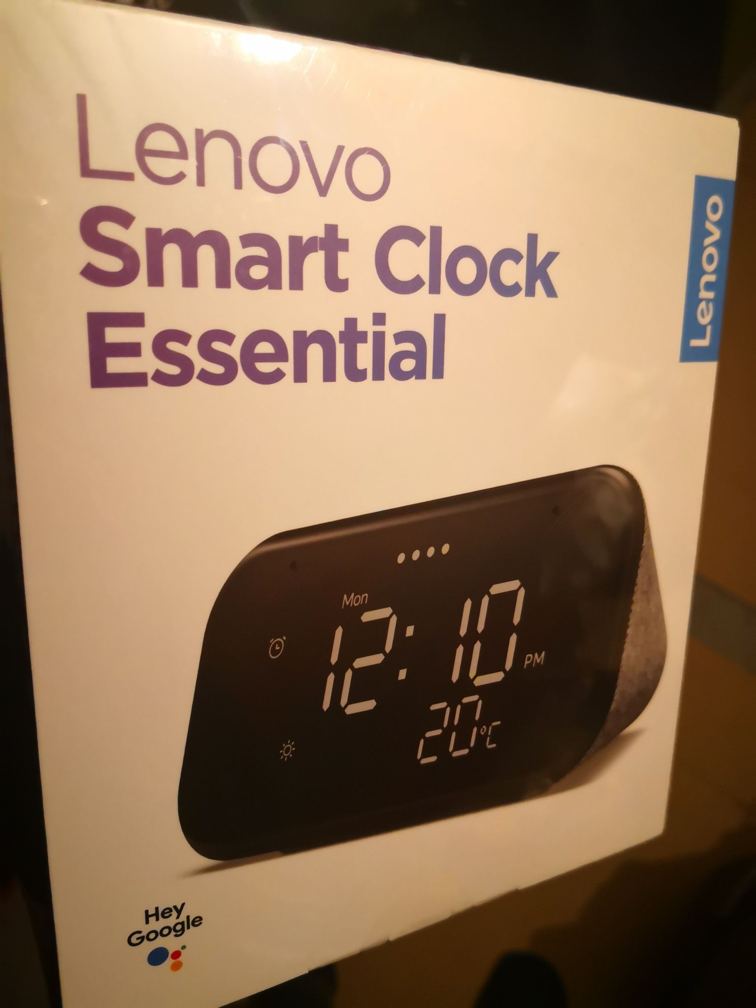 Lenovo Smart Clock com Google Assistant, NOVOs embalagem selada