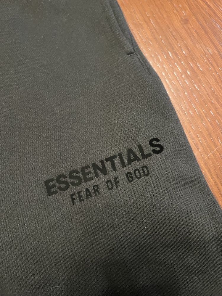 Fear Of God Essentials Jet Black Sweatpants (M)